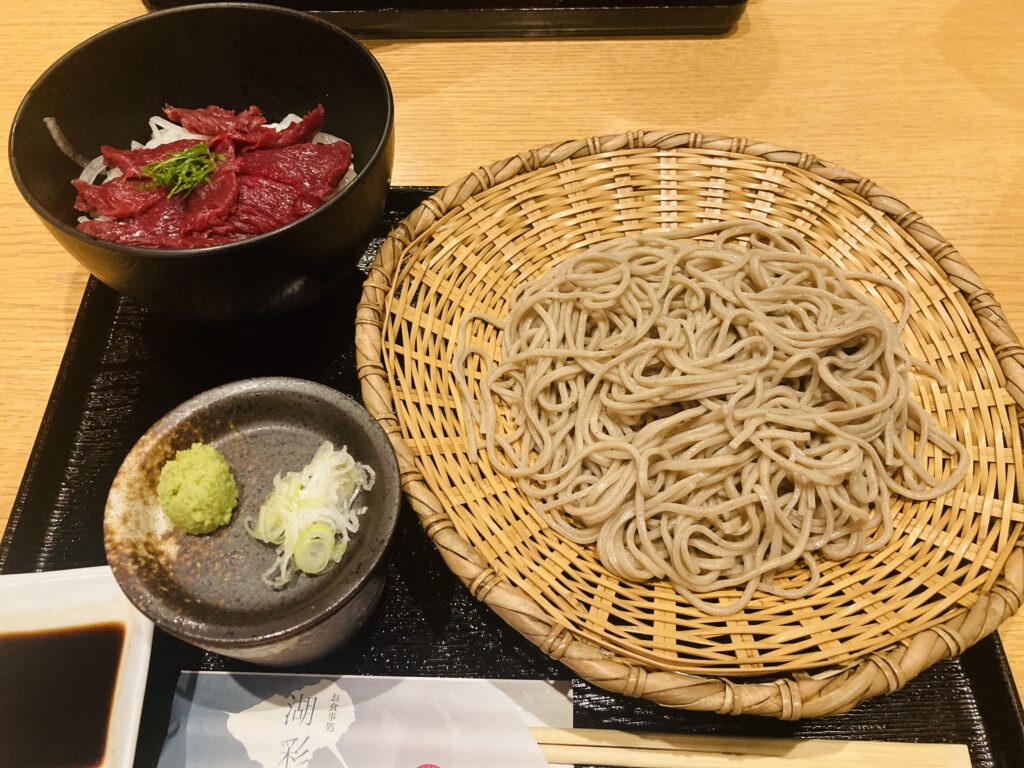 さくら丼とお蕎麦