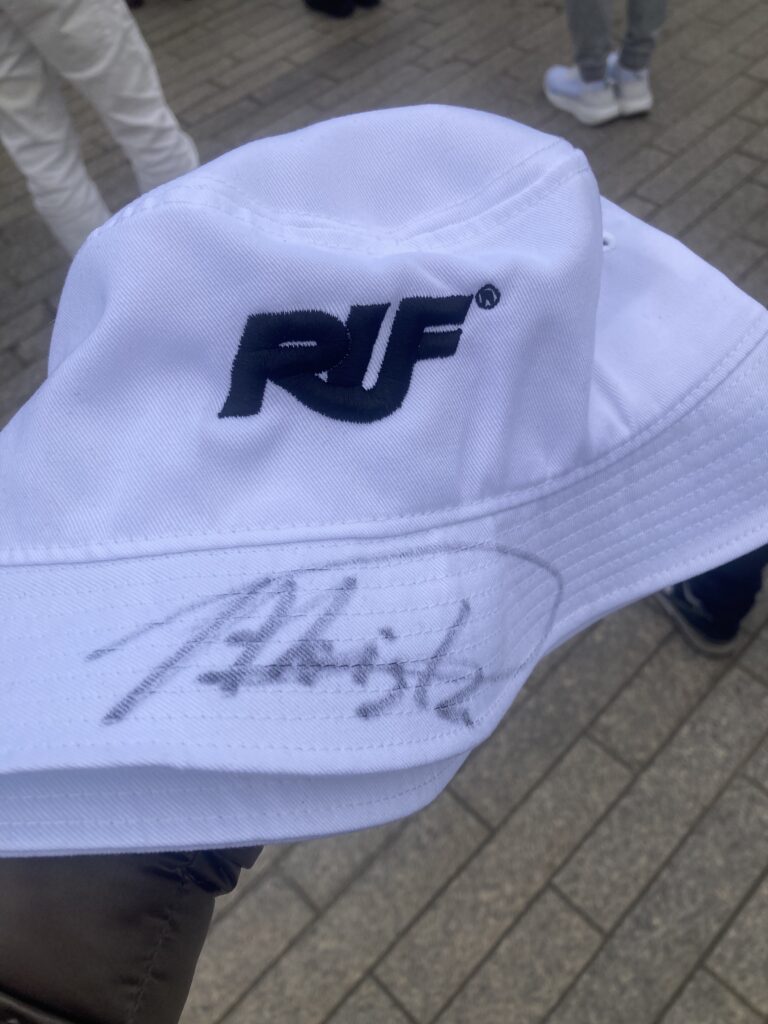 RUFさんサイン入りハット RUFさんサイン入りハット