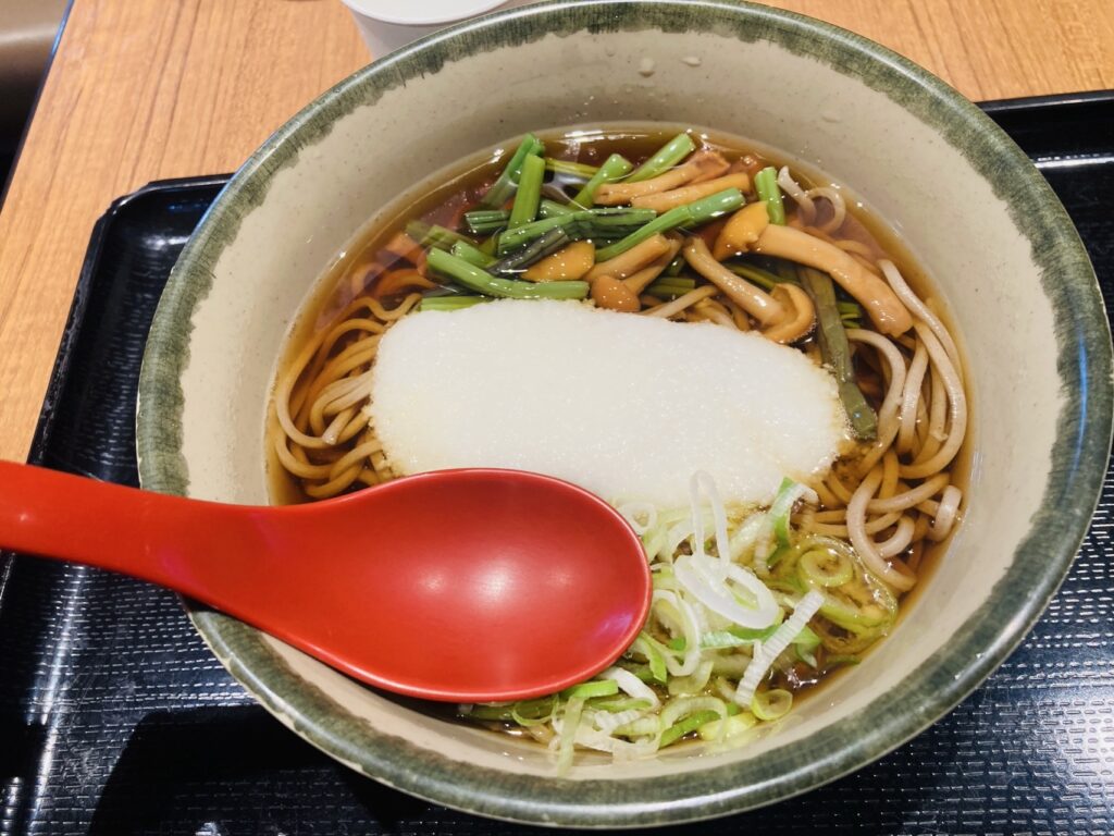 山菜とろろそば